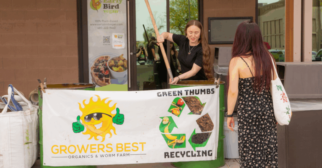 Food Waste Drop Off Food waste turned into compost